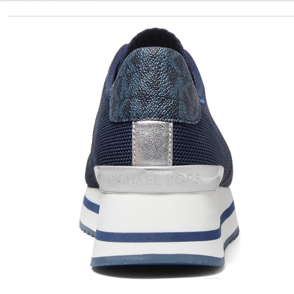 MICHAEL Michael Kors Navy Blue Women's Sneakers - Picture 2 of 7